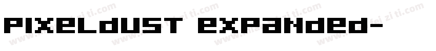 Pixeldust Expanded字体转换